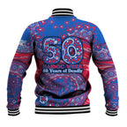 Western Bulldogs NAIDOC Week 2026 Baseball Jacket Australian Aboriginal Dot Art Dreamtime Pattern Style