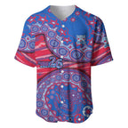 Western Bulldogs NAIDOC Week 2026 Baseball Jersey Australian Aboriginal Dot Art Dreamtime Pattern Style