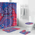 Western Bulldogs NAIDOC Week 2026 Bathroom Set Australian Aboriginal Dot Art Dreamtime Pattern Style