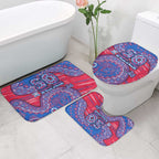 Western Bulldogs NAIDOC Week 2026 Bathroom Set Australian Aboriginal Dot Art Dreamtime Pattern Style