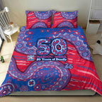 Western Bulldogs NAIDOC Week 2026 Bedding Set Australian Aboriginal Dot Art Dreamtime Pattern Style