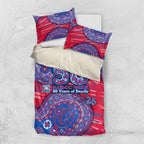 Western Bulldogs NAIDOC Week 2026 Bedding Set Australian Aboriginal Dot Art Dreamtime Pattern Style