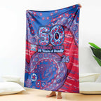 Western Bulldogs NAIDOC Week 2026 Blanket Australian Aboriginal Dot Art Dreamtime Pattern Style