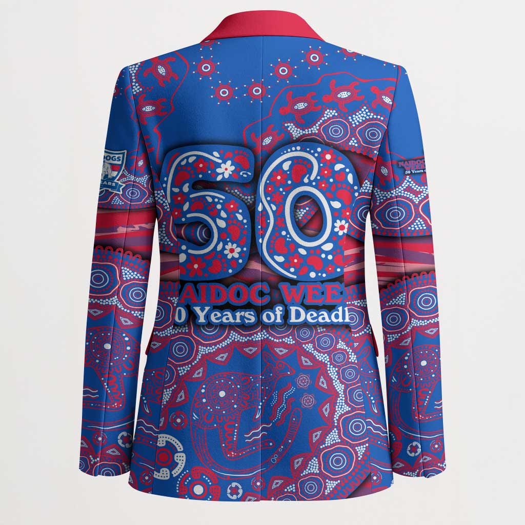 Western Bulldogs NAIDOC Week 2026 Blazer Australian Aboriginal Dot Art Dreamtime Pattern Style