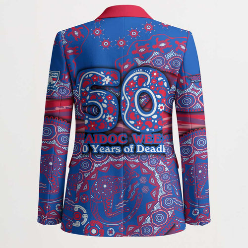 Western Bulldogs NAIDOC Week 2026 Blazer Australian Aboriginal Dot Art Dreamtime Pattern Style