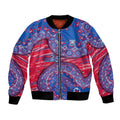 Western Bulldogs NAIDOC Week 2026 Bomber Jacket Australian Aboriginal Dot Art Dreamtime Pattern Style