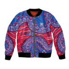 Western Bulldogs NAIDOC Week 2026 Bomber Jacket Australian Aboriginal Dot Art Dreamtime Pattern Style