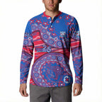 Western Bulldogs NAIDOC Week 2026 Button Sweatshirt Australian Aboriginal Dot Art Dreamtime Pattern Style