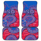 Western Bulldogs NAIDOC Week 2026 Car Mats Australian Aboriginal Dot Art Dreamtime Pattern Style