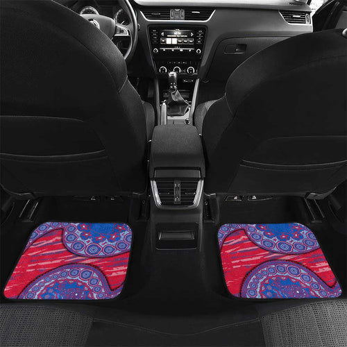 Western Bulldogs NAIDOC Week 2026 Car Mats Australian Aboriginal Dot Art Dreamtime Pattern Style
