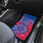 Western Bulldogs NAIDOC Week 2026 Car Mats Australian Aboriginal Dot Art Dreamtime Pattern Style