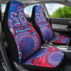 Western Bulldogs NAIDOC Week 2026 Car Seat Cover Australian Aboriginal Dot Art Dreamtime Pattern Style