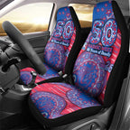 Western Bulldogs NAIDOC Week 2026 Car Seat Cover Australian Aboriginal Dot Art Dreamtime Pattern Style