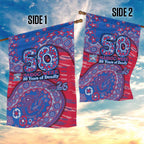 Western Bulldogs NAIDOC Week 2026 Garden Flag Australian Aboriginal Dot Art Dreamtime Pattern Style