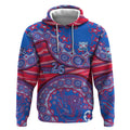 Western Bulldogs NAIDOC Week 2026 Hoodie Australian Aboriginal Dot Art Dreamtime Pattern Style