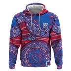 Western Bulldogs NAIDOC Week 2026 Hoodie Australian Aboriginal Dot Art Dreamtime Pattern Style