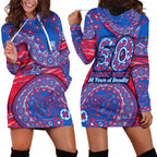 Western Bulldogs NAIDOC Week 2026 Hoodie Dress Australian Aboriginal Dot Art Dreamtime Pattern Style