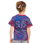 Western Bulldogs NAIDOC Week 2026 Kid T Shirt Australian Aboriginal Dot Art Dreamtime Pattern Style