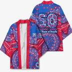 Western Bulldogs NAIDOC Week 2026 Kimono Australian Aboriginal Dot Art Dreamtime Pattern Style