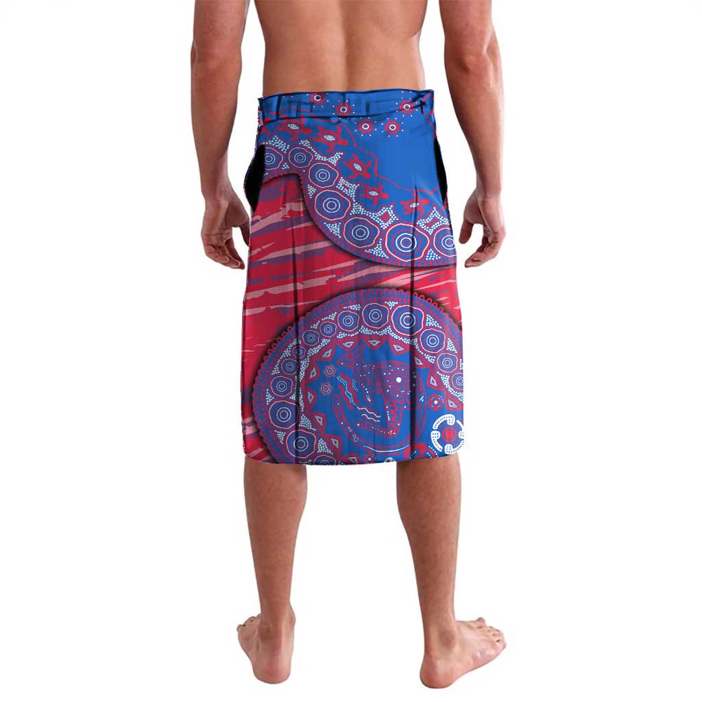 Western Bulldogs NAIDOC Week 2026 Lavalava Australian Aboriginal Dot Art Dreamtime Pattern Style