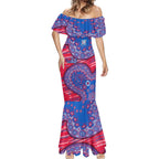 Western Bulldogs NAIDOC Week 2026 Mermaid Dress Australian Aboriginal Dot Art Dreamtime Pattern Style