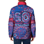 Western Bulldogs NAIDOC Week 2026 Padded Jacket Australian Aboriginal Dot Art Dreamtime Pattern Style