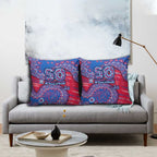 Western Bulldogs NAIDOC Week 2026 Pillow Cover Australian Aboriginal Dot Art Dreamtime Pattern Style