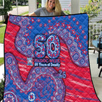 Western Bulldogs NAIDOC Week 2026 Quilt Australian Aboriginal Dot Art Dreamtime Pattern Style