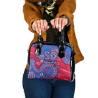Western Bulldogs NAIDOC Week 2026 Shoulder Handbag Australian Aboriginal Dot Art Dreamtime Pattern Style