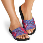 Western Bulldogs NAIDOC Week 2026 Slide Sandals Australian Aboriginal Dot Art Dreamtime Pattern Style
