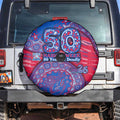 Western Bulldogs NAIDOC Week 2026 Spare Tire Cover Australian Aboriginal Dot Art Dreamtime Pattern Style