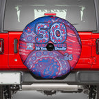 Western Bulldogs NAIDOC Week 2026 Spare Tire Cover Australian Aboriginal Dot Art Dreamtime Pattern Style