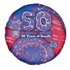 Western Bulldogs NAIDOC Week 2026 Spare Tire Cover Australian Aboriginal Dot Art Dreamtime Pattern Style