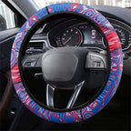 Western Bulldogs NAIDOC Week 2026 Steering Wheel Cover Australian Aboriginal Dot Art Dreamtime Pattern Style