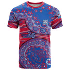 Western Bulldogs NAIDOC Week 2026 T Shirt Australian Aboriginal Dot Art Dreamtime Pattern Style