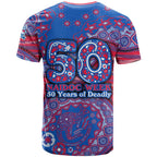 Western Bulldogs NAIDOC Week 2026 T Shirt Australian Aboriginal Dot Art Dreamtime Pattern Style