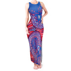 Western Bulldogs NAIDOC Week 2026 Tank Maxi Dress Australian Aboriginal Dot Art Dreamtime Pattern Style