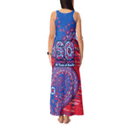 Western Bulldogs NAIDOC Week 2026 Tank Maxi Dress Australian Aboriginal Dot Art Dreamtime Pattern Style