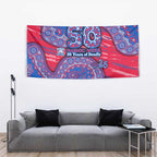 Western Bulldogs NAIDOC Week 2026 Tapestry Australian Aboriginal Dot Art Dreamtime Pattern Style