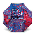 Western Bulldogs NAIDOC Week 2026 Umbrella Australian Aboriginal Dot Art Dreamtime Pattern Style