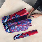 Western Bulldogs NAIDOC Week 2026 Umbrella Australian Aboriginal Dot Art Dreamtime Pattern Style