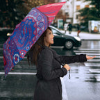 Western Bulldogs NAIDOC Week 2026 Umbrella Australian Aboriginal Dot Art Dreamtime Pattern Style