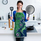 Canberra Raiders NAIDOC Week 2026 Apron Aboriginal Lizard Dot Painting - 50 Years of Deadly