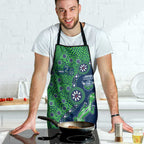 Canberra Raiders NAIDOC Week 2026 Apron Aboriginal Lizard Dot Painting - 50 Years of Deadly