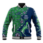 Canberra Raiders NAIDOC Week 2026 Baseball Jacket Aboriginal Lizard Dot Painting - 50 Years of Deadly