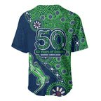 Canberra Raiders NAIDOC Week 2026 Baseball Jersey Aboriginal Lizard Dot Painting - 50 Years of Deadly