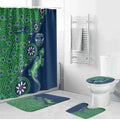 Canberra Raiders NAIDOC Week 2026 Bathroom Set Aboriginal Lizard Dot Painting - 50 Years of Deadly