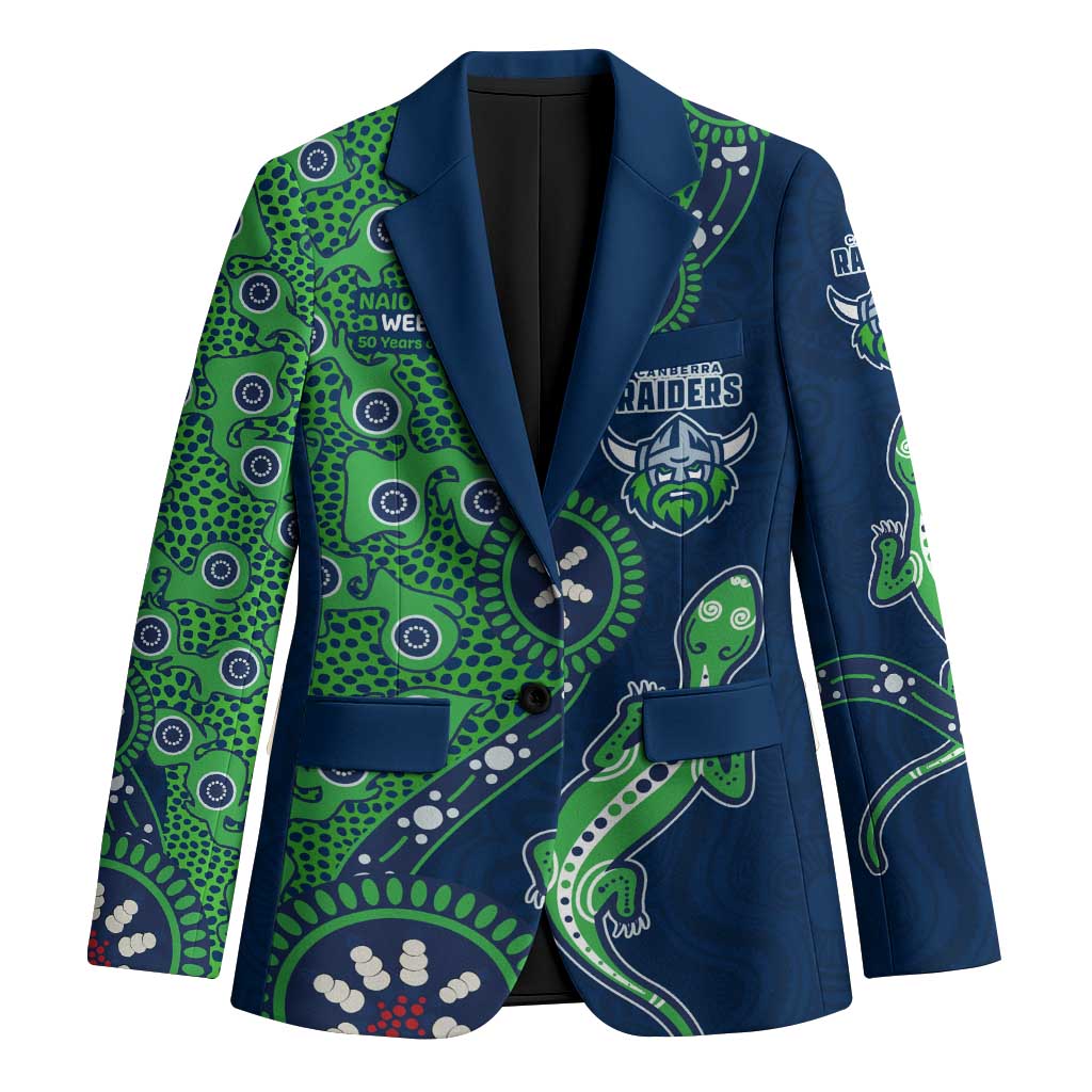 Canberra Raiders NAIDOC Week 2026 Blazer Aboriginal Lizard Dot Painting - 50 Years of Deadly