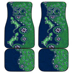 Canberra Raiders NAIDOC Week 2026 Car Mats Aboriginal Lizard Dot Painting - 50 Years of Deadly