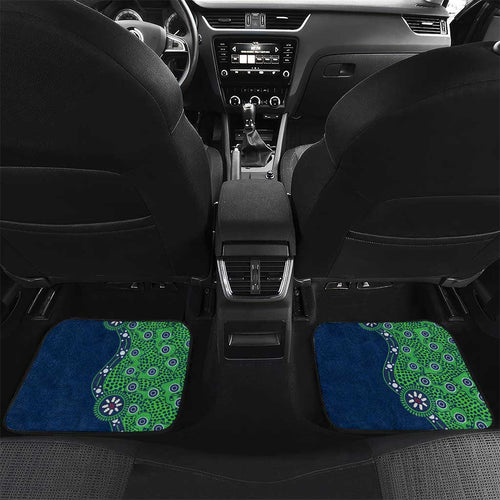 Canberra Raiders NAIDOC Week 2026 Car Mats Aboriginal Lizard Dot Painting - 50 Years of Deadly